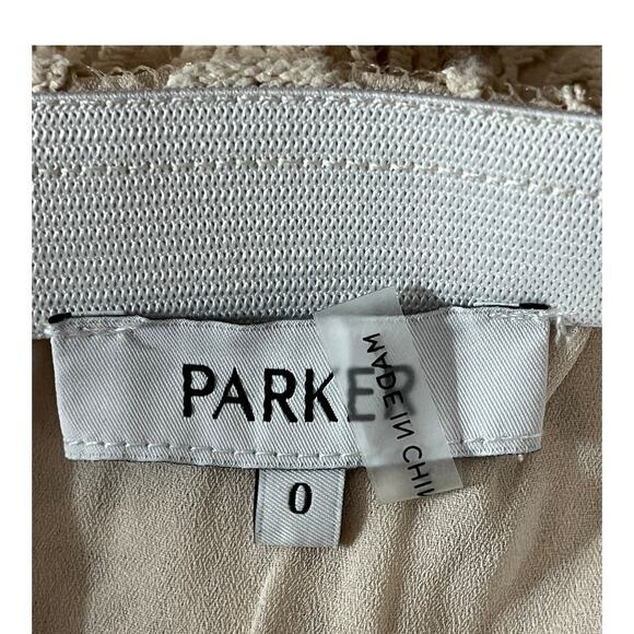 Parker skirt The Kiley lace off white size 0 - Picture 5 of 7